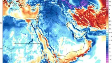 آغاز رگبار و کاهش دما در ۹ استان از روز پنجشنبه